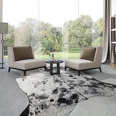 Noahas Cowhide Rug for Living Room, Cow Print Rug for Bedroom