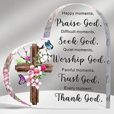 Yulejo Acrylic Christian Gifts for Women Inspirational Gifts with Bible  Verse and Prayers Religious Gifts Scripture Gifts for Women Men Friends  Keepsake Paperweight (Stylish Style) - Yahoo Shopping