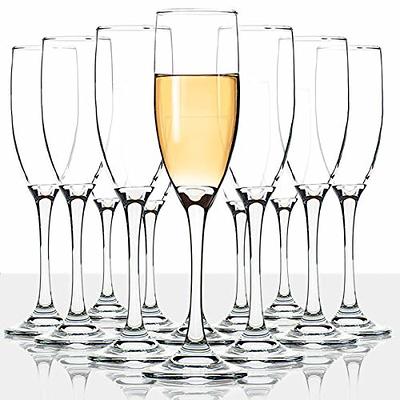StyleWell 8 oz. Glass Champagne Flutes (Set of 4)