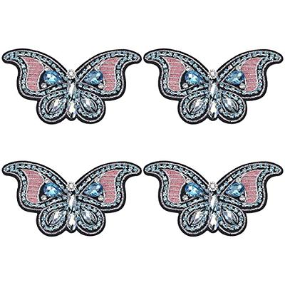  Butterflies Butterfly Animal Red Iron on Patches