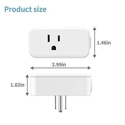 New One Z-Wave Plug, 700 Series Smart Dimmer Plug,Z-Wave Hub Required, 125V  60Hz Dimmable Smart Plug, Compatible with Alexa, Smartthings, Wink, Max