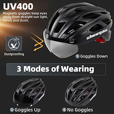 BASE CAMP Mountain Bike Helmet, Bike Helmet with Visor for Adult Men Women,  Lightweight Adjustable Cycling MTB Helmet