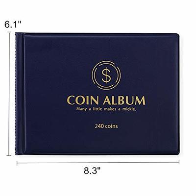 MUDOR Coin Collection Holder Album for Collectors, 240 Pockets Coin  Collection Book Supplies (Blue) - Yahoo Shopping