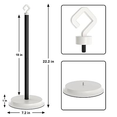 KASUNTO Toilet Paper Holder for Bathroom, Heavy Weighted Metal Free  Standing Toilet Paper Holder Stand with Crystal Ball, Toilet Paper Roll  Stand for