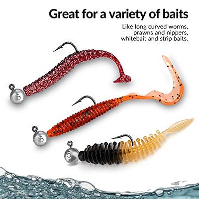 Jig Heads Ball Head Fishing Hooks Round Ball Head Jigs for Freshwater or  Saltwater 