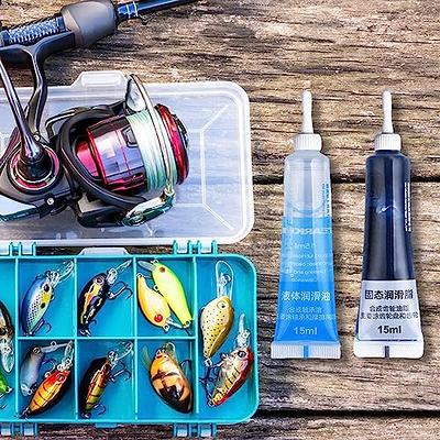 Imtrub Fishing Reel Oil, 15ml Reel Butter Oil and 15ml Grease Kit