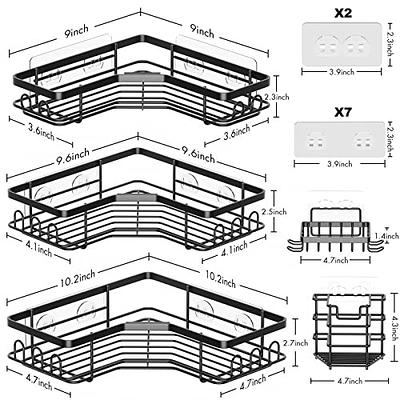 Agotglmi Corner Shower Caddy, 5-Pack, Wall Mounted, Adhesive, L-Shape  Design, Soap Holder, Toothbrush Holder, Rust-Proof Stainless Steel, Easy  Installation, Satisfactory Customer Service - Yahoo Shopping