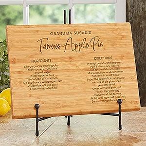 The Grill 14x18 Personalized Bamboo Cutting Board