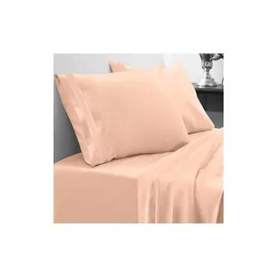 Sweet Home Collection 1800 Series Bed Sheets - Extra Soft Microfiber Deep Pocket Sheet Set - White, Twin