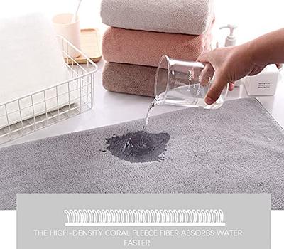 kimteny Kitchen Cloth Dish Towels, 13x28 Inches Premium Dishcloths, Super  Absorbent Coral Velvet Microfiber Cleaning Cloths, Fast Drying Rags for