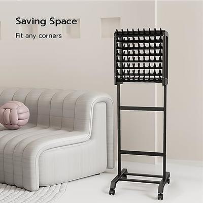 144 Pegs Braiding Hair Rack, Standing Hair Extension Holder, Wooden Hair  Holder with 4 Wheels and 2 Storage Shelf for Braiding Hair, Two Sided Braid  Rack Hair Separator Stand for Hairstylists 