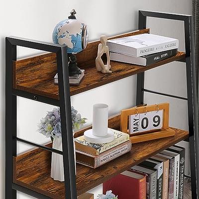  HOMBAZAAR Industrial Bookshelf, 6-Tier Industrial Pipe