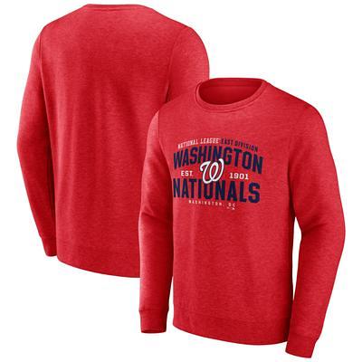 Fanatics Women's Heathered Red, White Washington Nationals