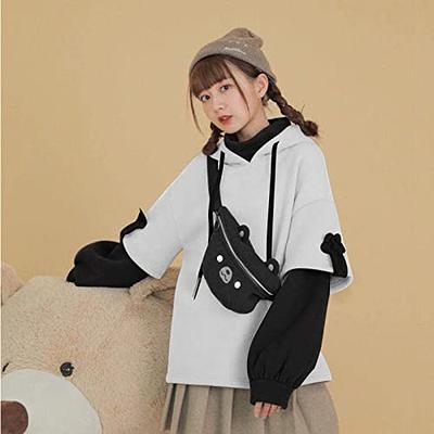 LEHOZIHEQ Hoodies for Women Aesthetic Cute Bear Hoodies for Womens