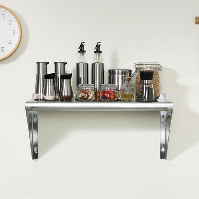 AMGOOD 16 in. x 36 in. Stainless Steel Wall Shelf Kitchen