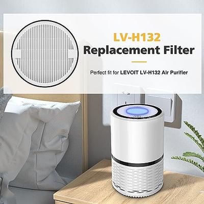 LV-H132 Replacement Filter Compatible with LEVOIT LV-H132 Air Puri-fier Replacement  Filter, 3-in-1 H13 True HEPA Filter High-Efficiency Activated Carbon Filter,  Part # LV-H132-RF, 2 Pack - Yahoo Shopping