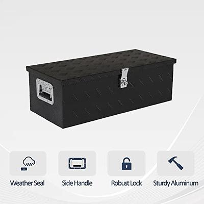 Boxo USA Hand Carry Tool Box 3-Drawer Heavy Duty Steel Toolbox with Lock  System (Black)