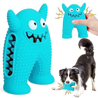 Babezdog Interactive Dog Toys - Squeaky Dog Toys for Aggressive Chewers,  Natural Rubber Dog Teething Toys, Durable Puppy Dog Chew Toys Large Dog  Toys