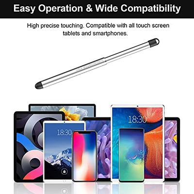 4 Pack Stylus for iPad Luntak Stylus Pens for Touch Screens 2-in-1 iPad  Pencil Universal Rubber iPad Stylus Touch Screen Pen iPad Pen Compatible  with