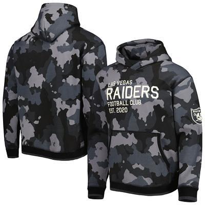 Men's NFL x Staple Gray Las Vegas Raiders All Over Print Quarter-Zip Pullover  Jacket