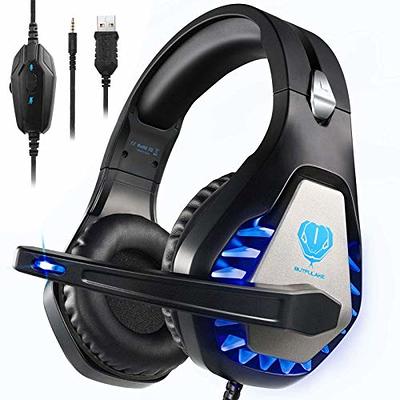 Atrasee Stereo Gaming Headset for PS4 PC Xbox One PS5 Controller