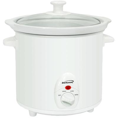 Brentwood 8 Quart Stainless Steel Slow Cooker - Office Depot