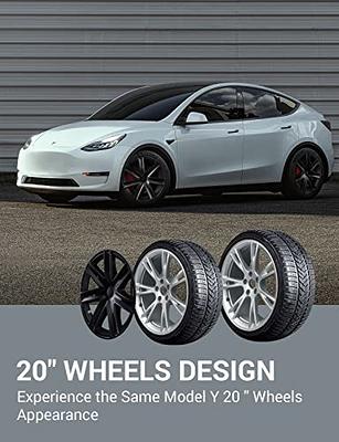 BASENOR 2020-2024 Tesla Model Y Wheel Cover 19 Inch Hubcaps Wheel