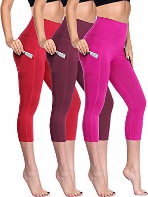 RBX Girls' Active Leggings - Stretch Cotton Performance Sports Tights Yoga  Pants (4 Pack)