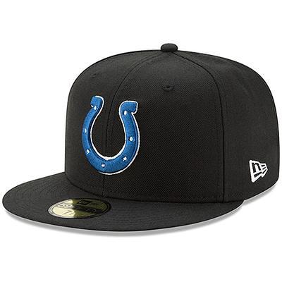 Men's New Era White Indianapolis Colts Omaha Low Profile 59FIFTY Fitted Hat