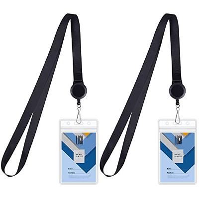 Clear Double Sided ID Card Holder & Yo Yo Retractable Premier Badge Reel lot