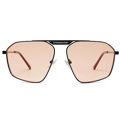 Allarallvr Oversized Square Sunglasses For Women Men Vintage