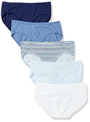 Hanes Womens Panties Pack, Soft Cotton Hipsters, Underwear 6-Pack (Colors  May Vary)