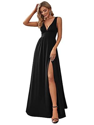 Henry Segal Women's Customizable Black Flat Front Low-Rise Dress