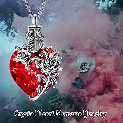 Buy AllerPierce Personalized Photo Cremation Urn Necklace for Ashes Custom  Picture Heart Locket Necklace Keepsake Cremation Jewelry Memorial Pendant  Ashes Necklaces for Women Men Pets, Metal, not known at Amazon.in