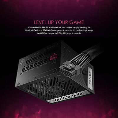 MSI MPG A850G PCIE5 850W 80Plus Gold Fully Modular Power Supply