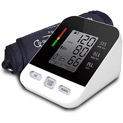 Blood Pressure Monitor Upper Arm - Rechargeable Digital BP Machine,  Automatic Blood Pressure Machine with Adjustable Large Cuff for Home Use, 2  x 99 Memory, with Carrying Bag Purple - Yahoo Shopping
