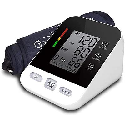 RENPHO Upper Arm Blood Pressure Monitor, Automatic Digital BP Machine Blood Pressure Cuffs with Speaker, Extra Large Cuff, LCD Display, 2 Users, 240