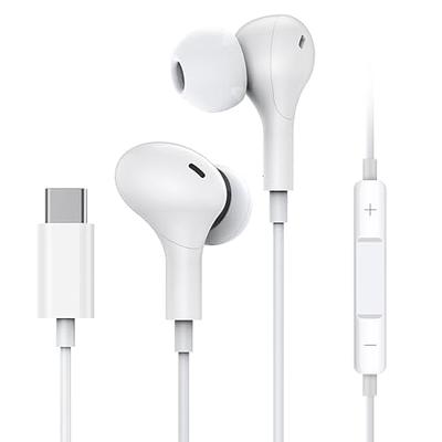 iPhone 15 USB C Earpods Headphones Type-C Handsfree Earphone Wired (Only  for iPhone 15 Series) with Microphone & Noise Cancelling in-Ear Headset