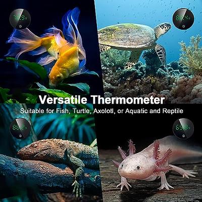 Pildegro Aquarium Thermometer Digital, Advanced Rechargeable