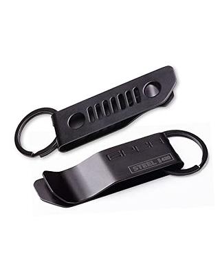 Jeep Grill Stainless Steel Key Ring