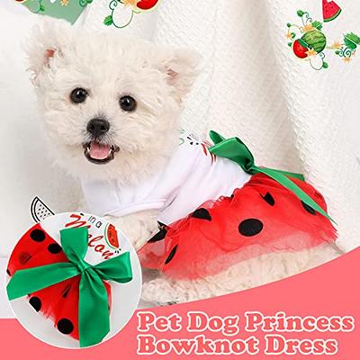 pet summer clothes dog dresses, dog clothes for small dogs girl