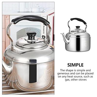 Elitra Home Stove Top Whistling Fancy Tea Kettle - Stainless Steel