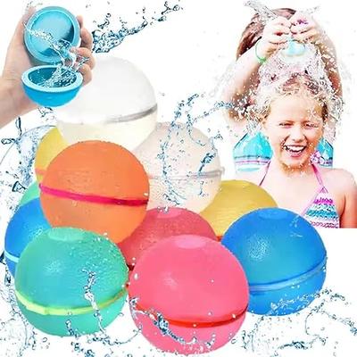  Reusable Water Balloons for Kids 24 PCS Quick Fill Silicone  Water Bombs Games Splash Balls with Mesh Bag Pool Beach Backyard Water Toys  for Boys Girls Outdoor Toys Activities Summer Toys