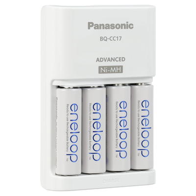 Panasonic® 4-position Charger With Aa Eneloop® Batteries, 4 Pk. : Target