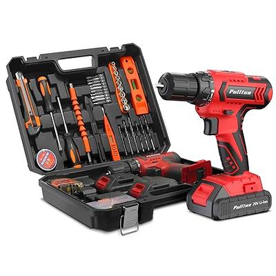  Small Cordless Drill - YEEFERM 12V Brushless Power Driver with  2 Batteries and Charger - Electric Drill 350In-lbs Torque,3/8 Keyless  Chuck,2 Variable Speed,Lightweight for Drilling Wood Walls Metal : Tools 