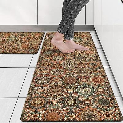 Kitchen Mat [2 PCS] Cushion Anti Fatigue Comfort Mat, Non Slip