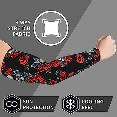 4 PCS Compression Leg Sleeve and Cooling Arm Sleeves, Full Length Leg  Sleeves UV Sun Protection Arm Cover for Women Men, Arm Leg Protection  Sports Cycling Golfing Cycling Running Driving Basketball 