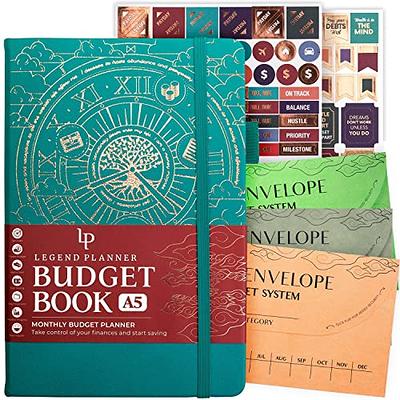 Legend Planner Budget Book - Personal Finance Planner with 3 Cash