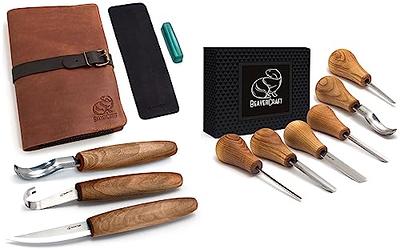 Tekchic Wood Carving Kit Deluxe-Whittling Knife, Wood Carving Knife Set,  Wood Whittling Kit for Beginners, Carving Knife Woodworking Wood Carving  Tools Set with Large Leather Case - Yahoo Shopping