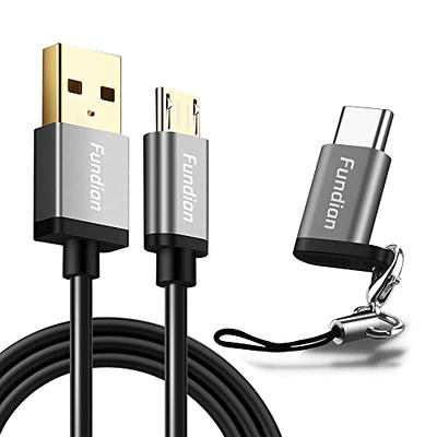 Anker USB C Cable, [2-Pack, 6ft] Premium Nylon USB A to USB C Charger Cable  for Samsung Galaxy S10 S10+, LG V30, Beats Fit Pro and Charging Cord for